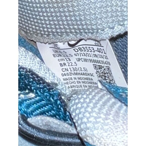 Toddler Nike Crater Impact (GS) Shoes Armory Navy-White-Marina Sneaker Size 7 C - Picture 5 of 8